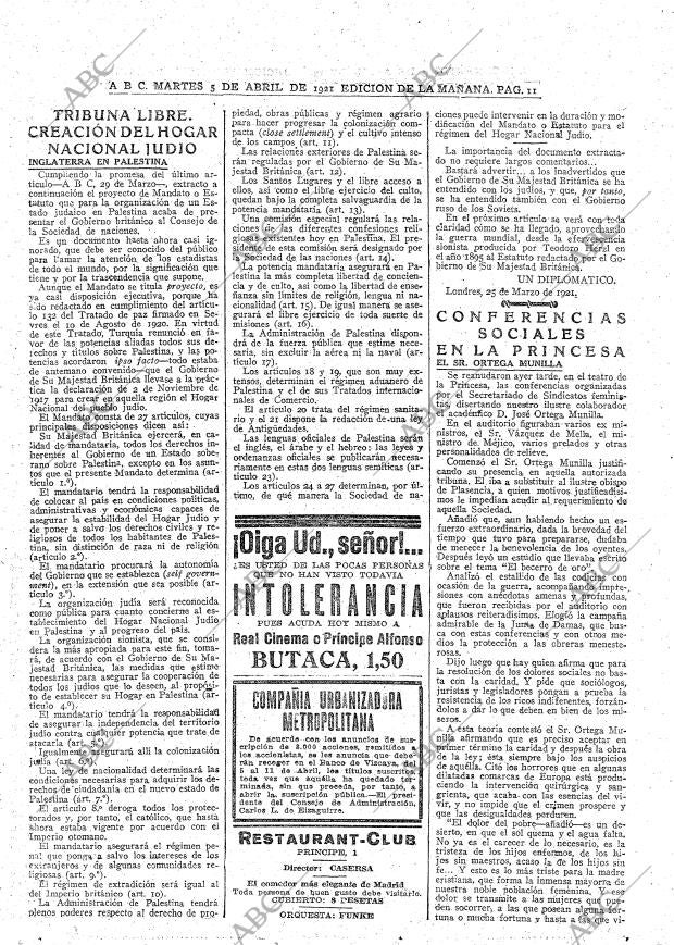 ABC MADRID 05-04-1921 página 9