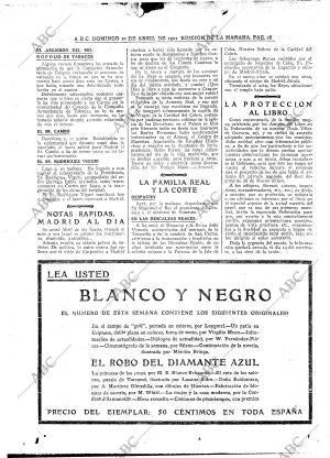 ABC MADRID 10-04-1921 página 16