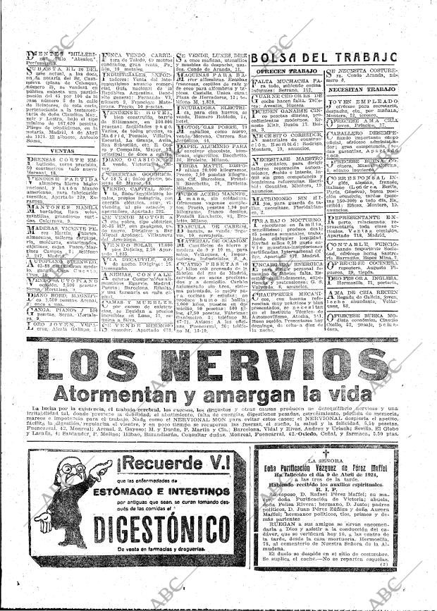 ABC MADRID 10-04-1921 página 31