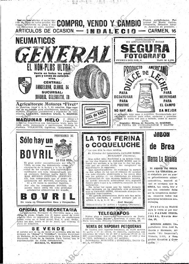 ABC MADRID 10-04-1921 página 33