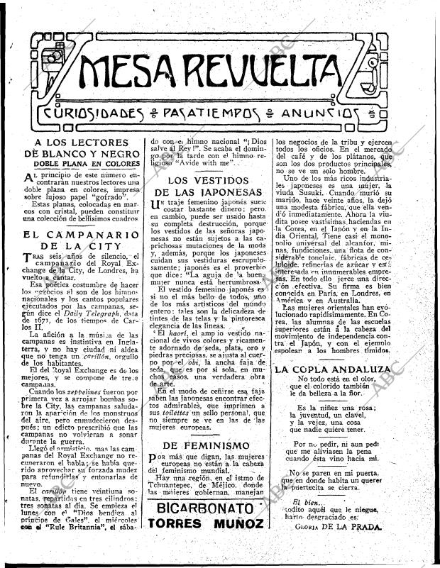 BLANCO Y NEGRO MADRID 10-04-1921 página 35
