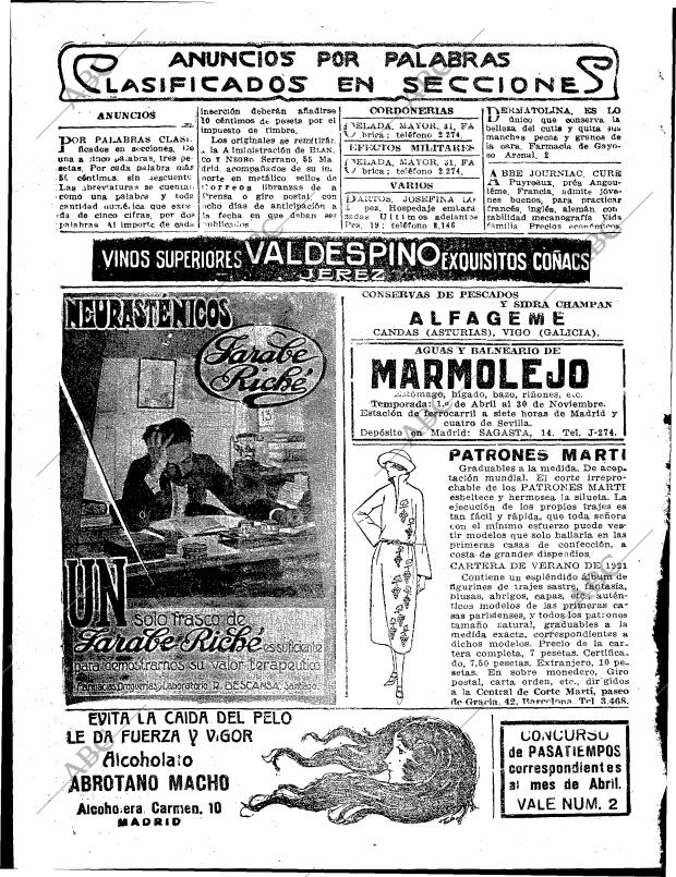 BLANCO Y NEGRO MADRID 10-04-1921 página 40