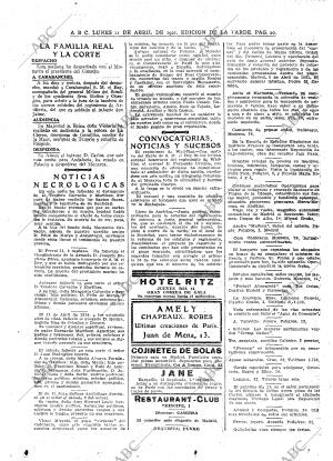 ABC MADRID 11-04-1921 página 20