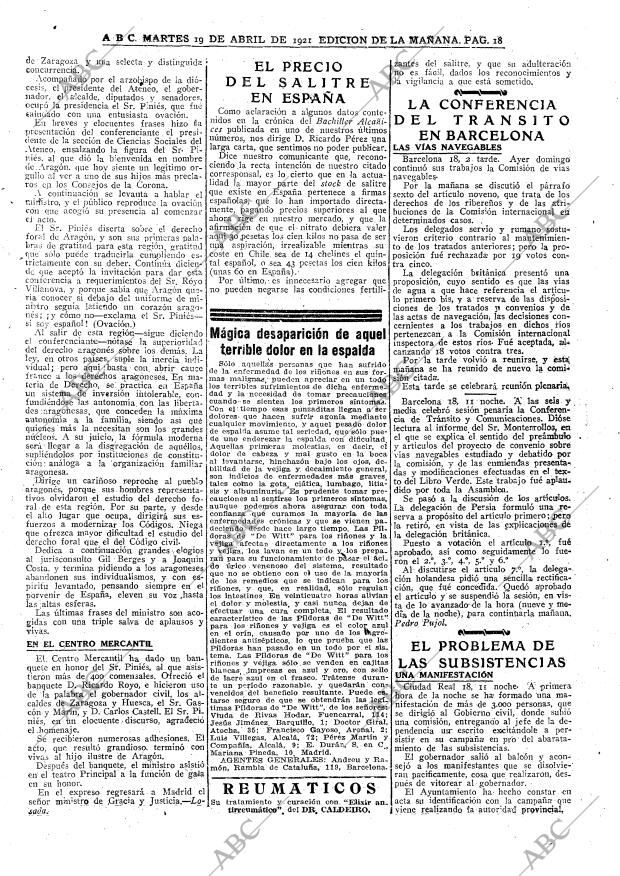 ABC MADRID 19-04-1921 página 18