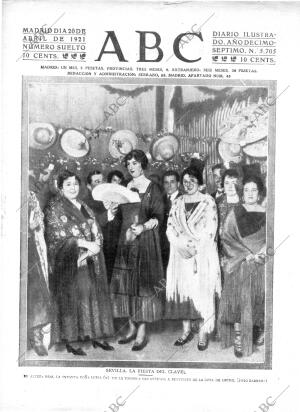 ABC MADRID 20-04-1921 página 1