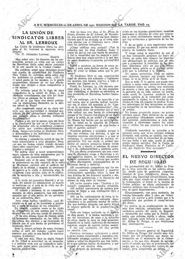 ABC MADRID 20-04-1921 página 11