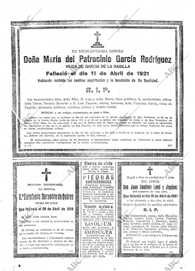 ABC MADRID 22-04-1921 página 30