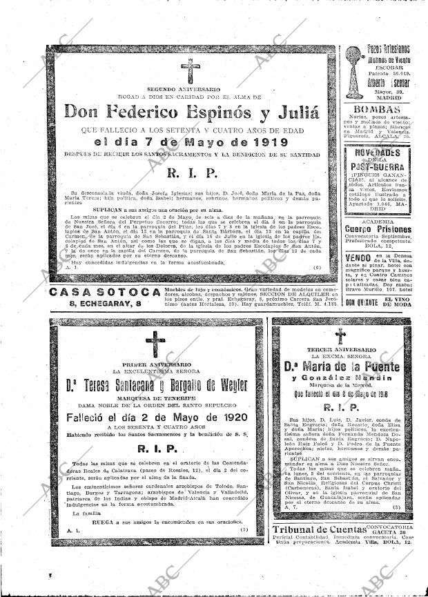 ABC MADRID 01-05-1921 página 34