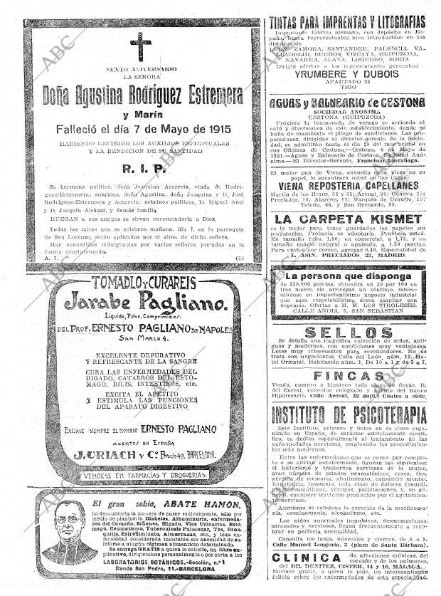 ABC MADRID 06-05-1921 página 22