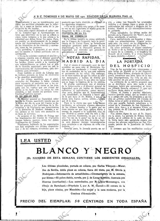 ABC MADRID 08-05-1921 página 18