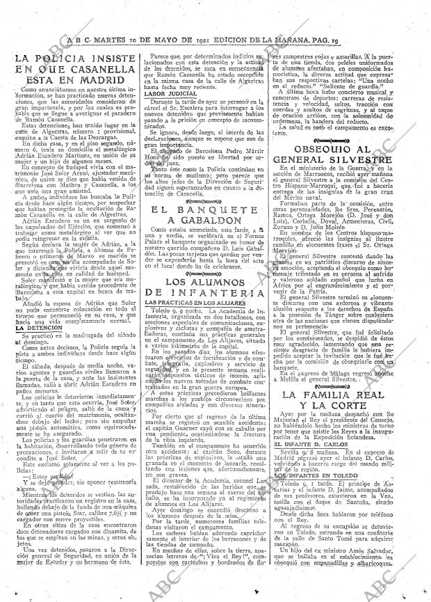 ABC MADRID 10-05-1921 página 19