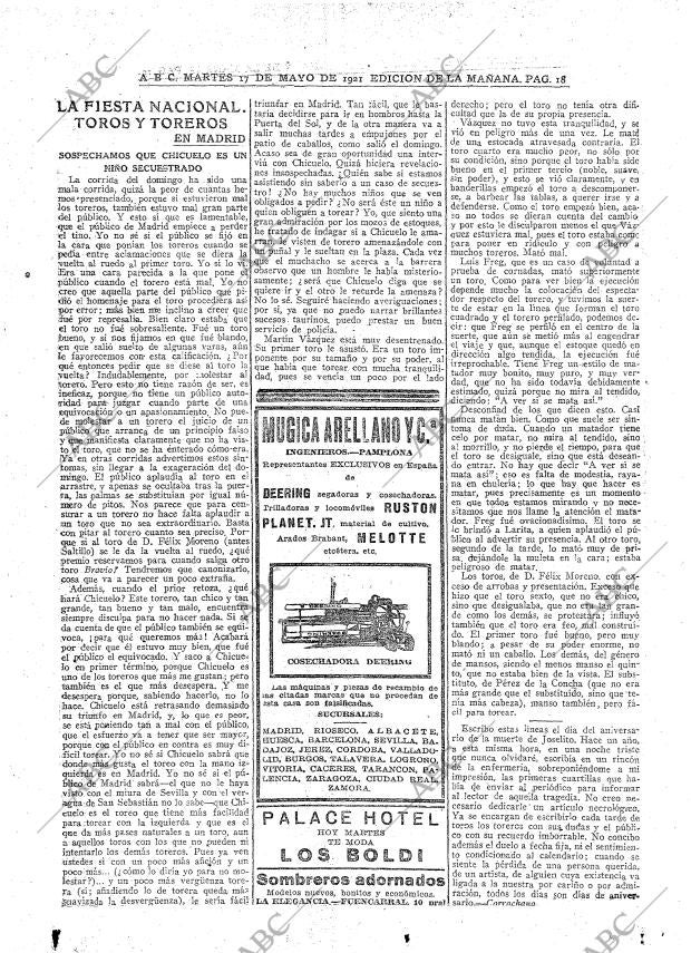ABC MADRID 17-05-1921 página 18
