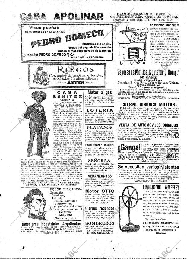 ABC MADRID 22-05-1921 página 38