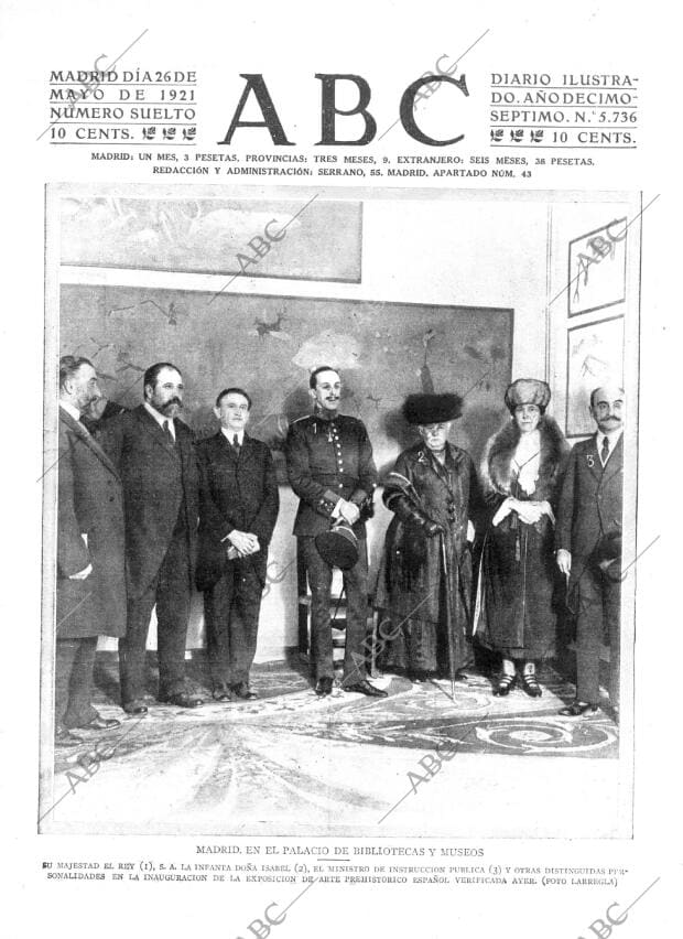 ABC MADRID 26-05-1921 página 1