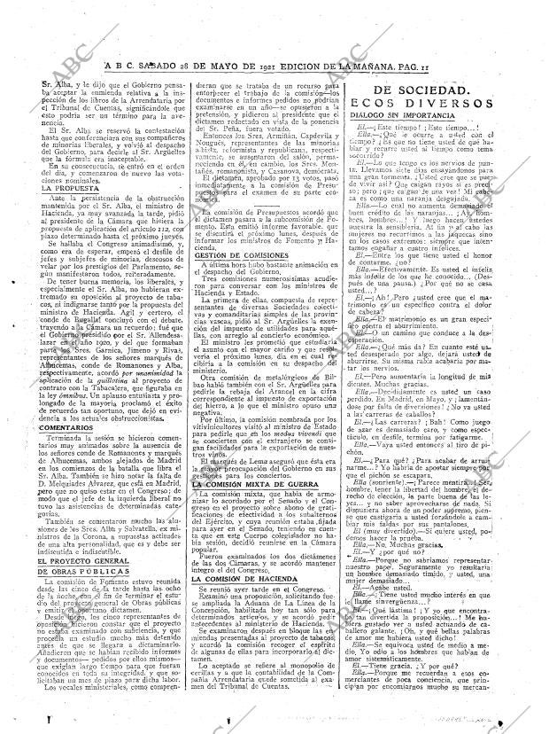 ABC MADRID 28-05-1921 página 11