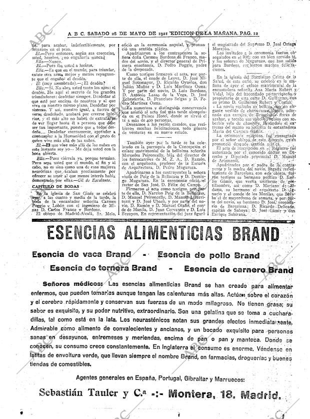 ABC MADRID 28-05-1921 página 12