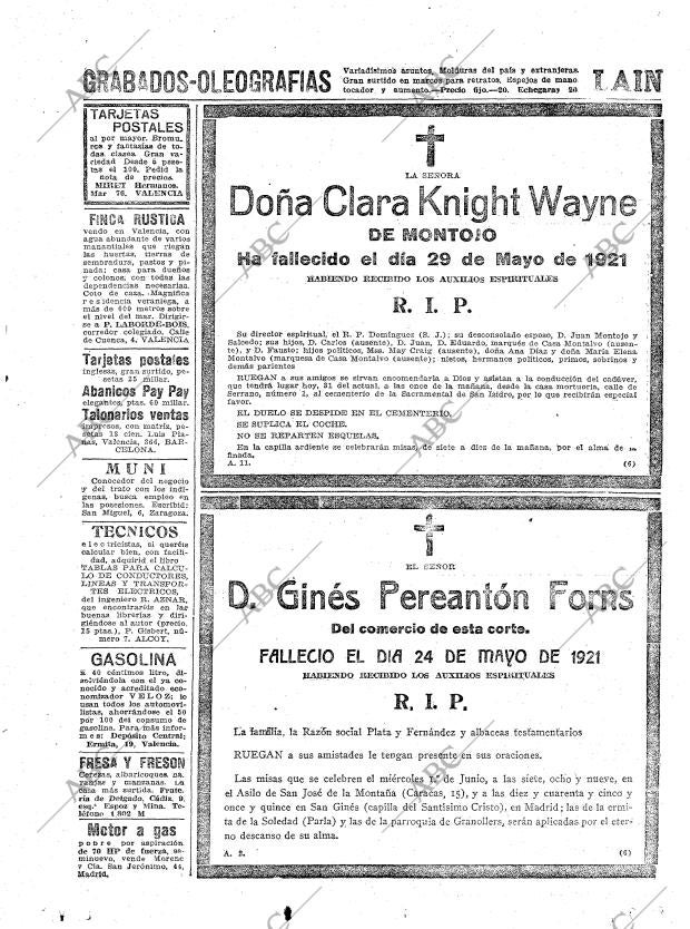 ABC MADRID 31-05-1921 página 27