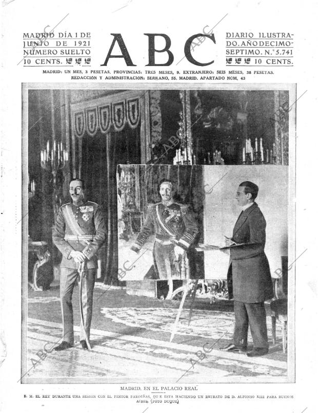 ABC MADRID 01-06-1921 página 1