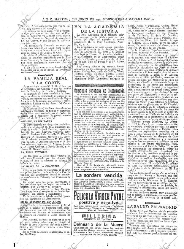 ABC MADRID 07-06-1921 página 10