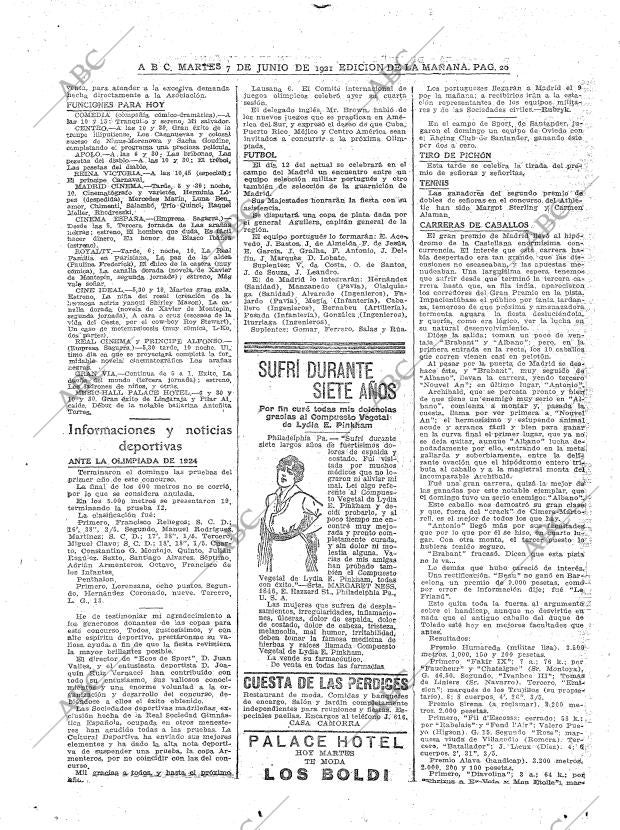 ABC MADRID 07-06-1921 página 20