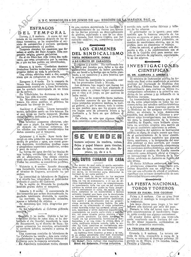 ABC MADRID 08-06-1921 página 20