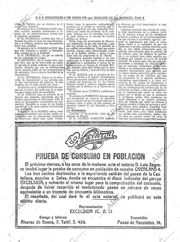 ABC MADRID 08-06-1921 página 8