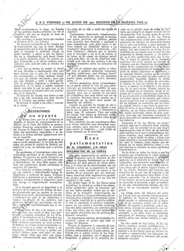 ABC MADRID 17-06-1921 página 11