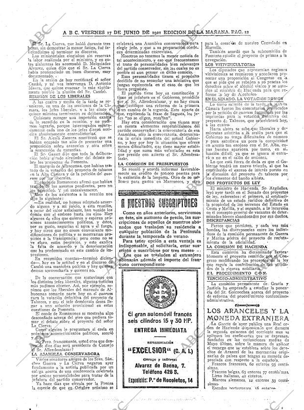 ABC MADRID 17-06-1921 página 12