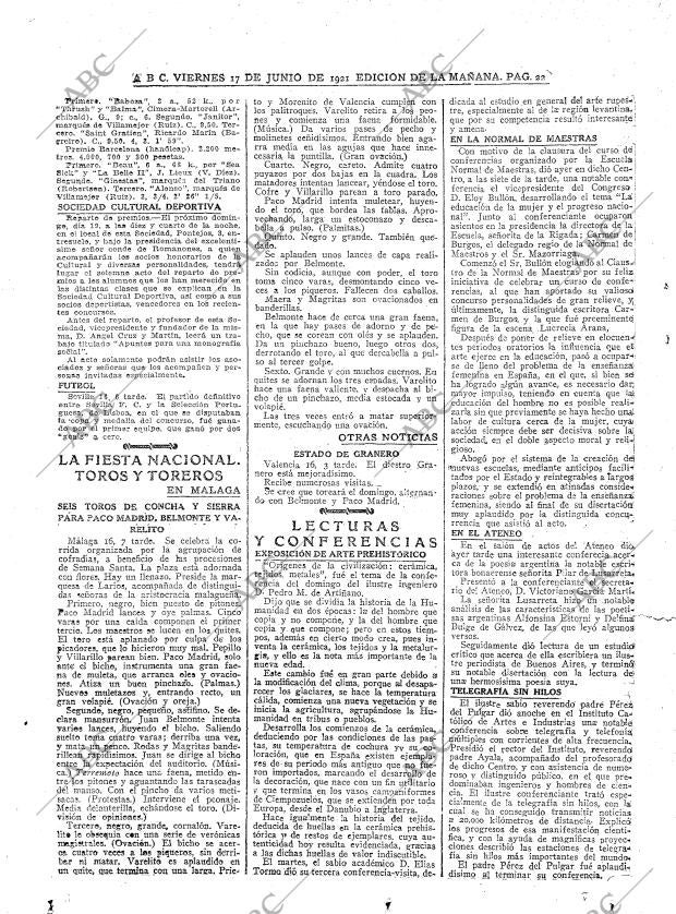 ABC MADRID 17-06-1921 página 22