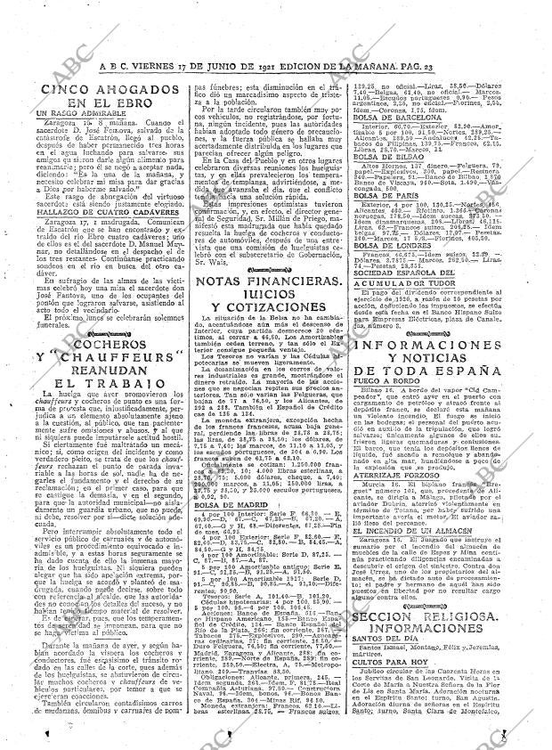 ABC MADRID 17-06-1921 página 23