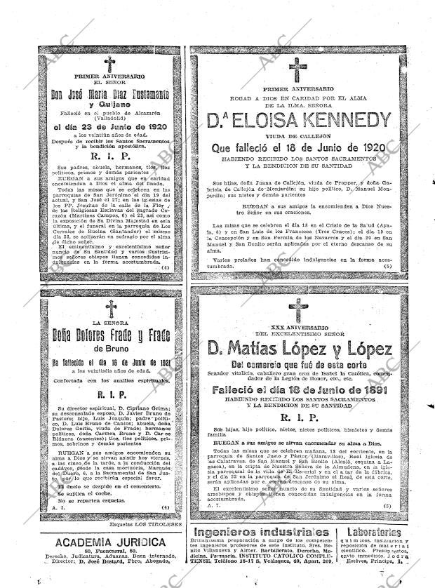 ABC MADRID 17-06-1921 página 28