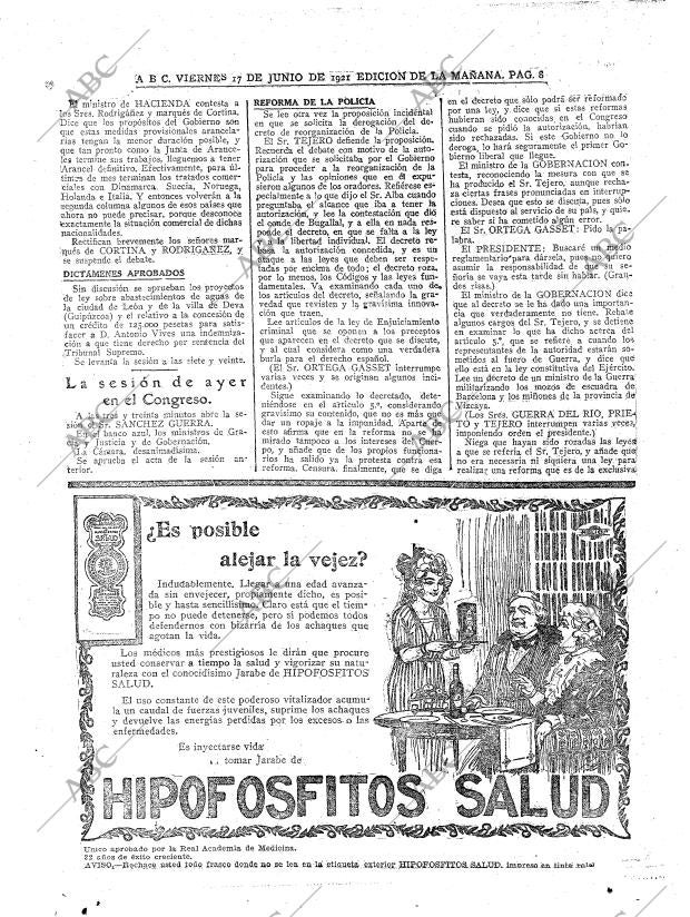 ABC MADRID 17-06-1921 página 8