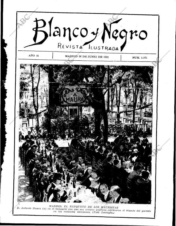 BLANCO Y NEGRO MADRID 26-06-1921 página 3