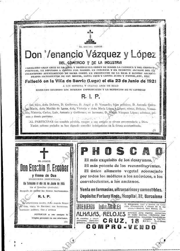 ABC MADRID 28-06-1921 página 25