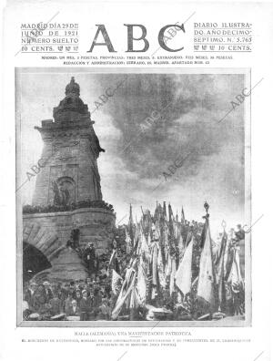 ABC MADRID 29-06-1921 página 1