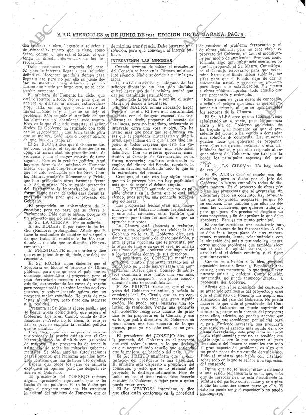 ABC MADRID 29-06-1921 página 9