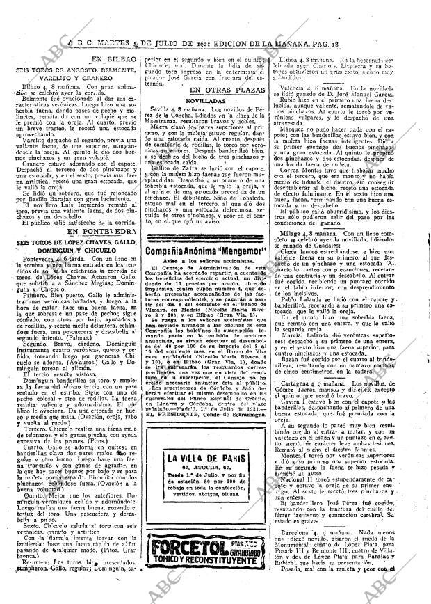 ABC MADRID 05-07-1921 página 18
