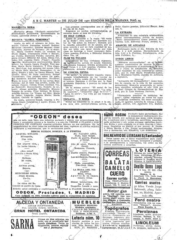 ABC MADRID 12-07-1921 página 24