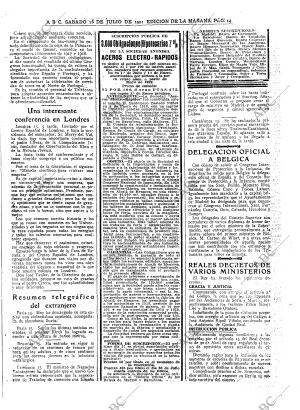 ABC MADRID 16-07-1921 página 14