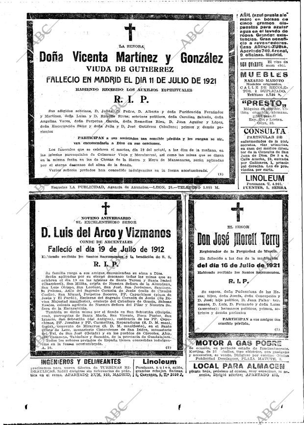 ABC MADRID 17-07-1921 página 34