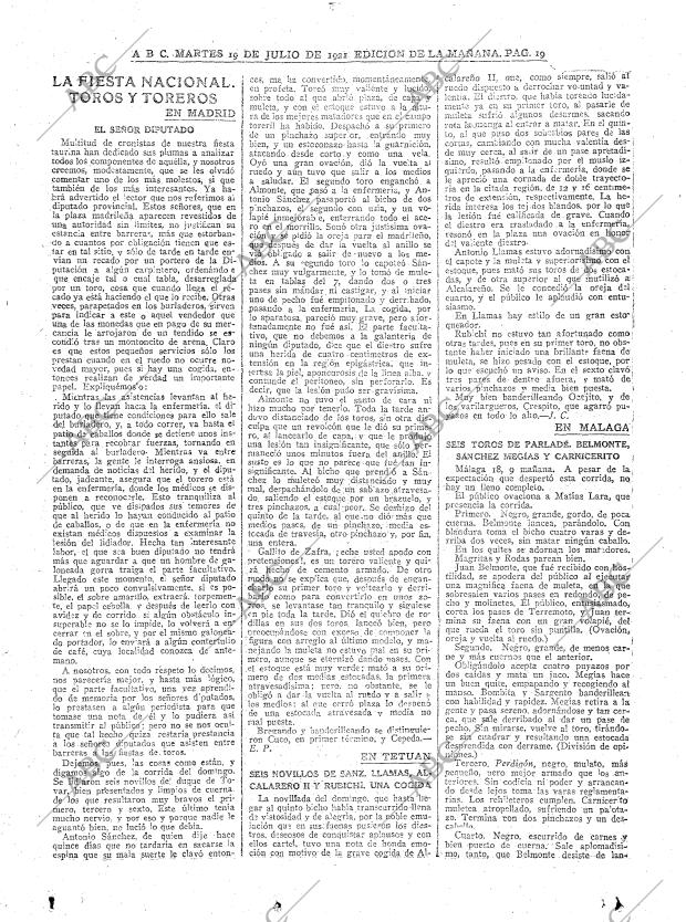 ABC MADRID 19-07-1921 página 19
