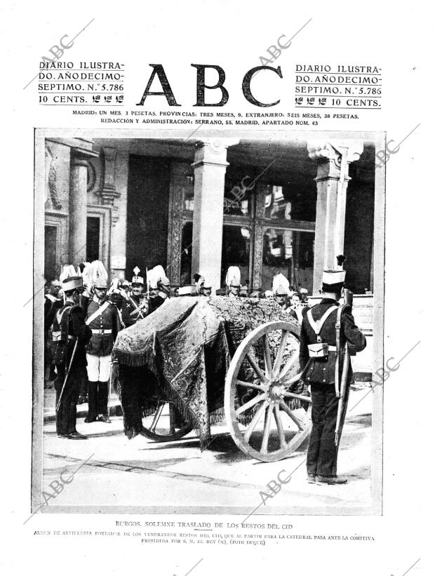 ABC MADRID 23-07-1921 página 1