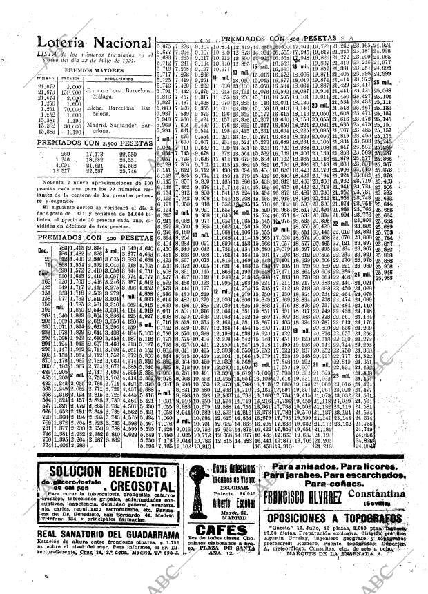 ABC MADRID 23-07-1921 página 17