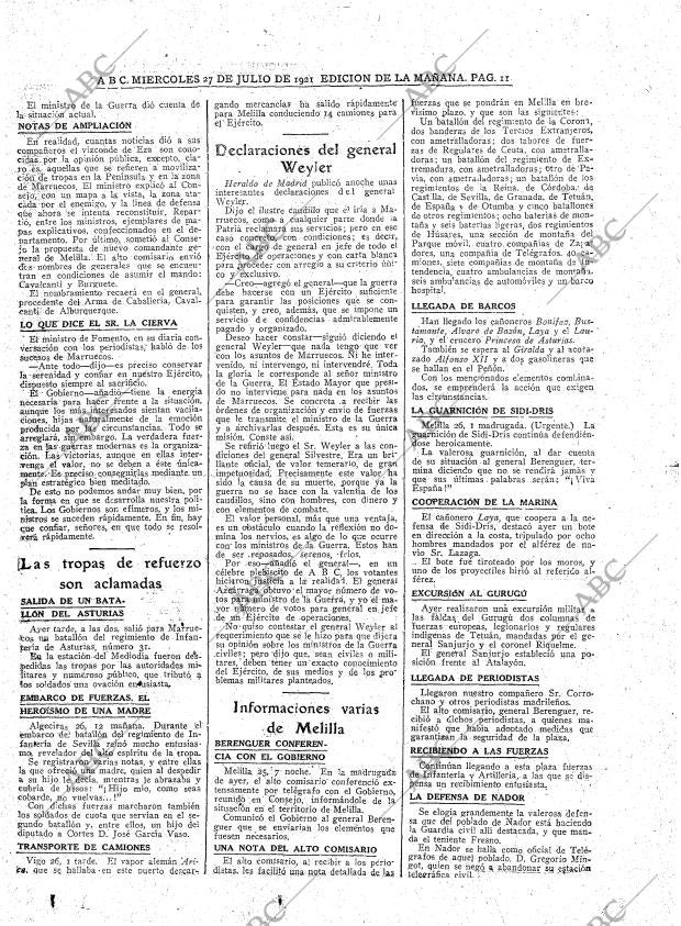 ABC MADRID 27-07-1921 página 11