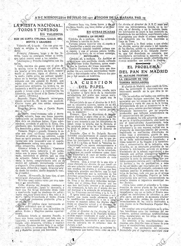 ABC MADRID 27-07-1921 página 15