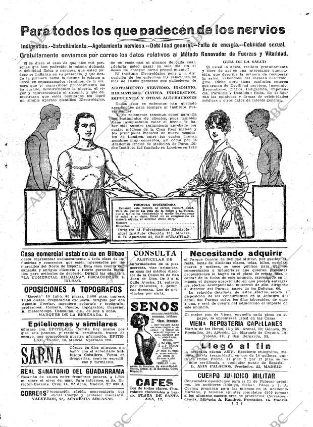 ABC MADRID 29-07-1921 página 23