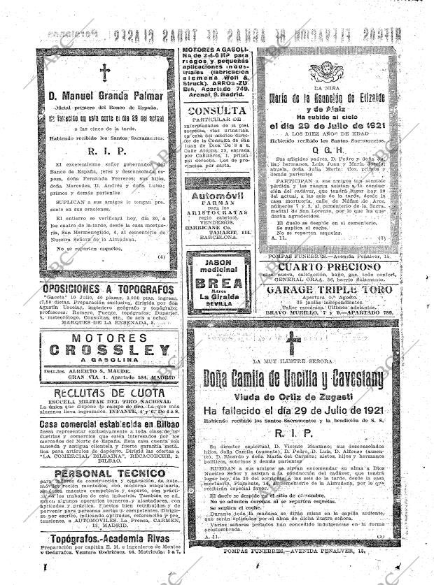 ABC MADRID 30-07-1921 página 20