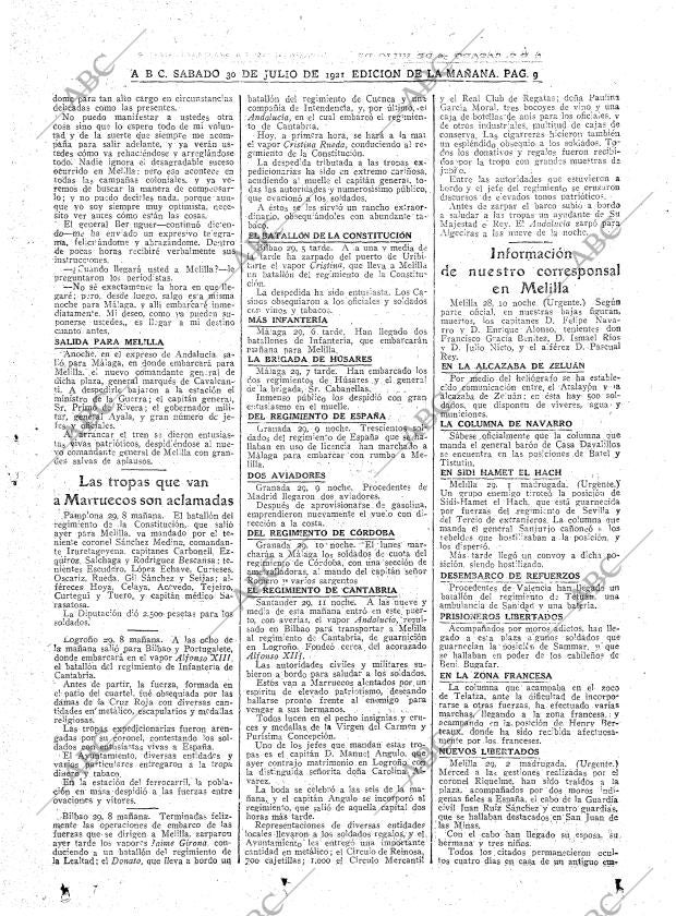 ABC MADRID 30-07-1921 página 9