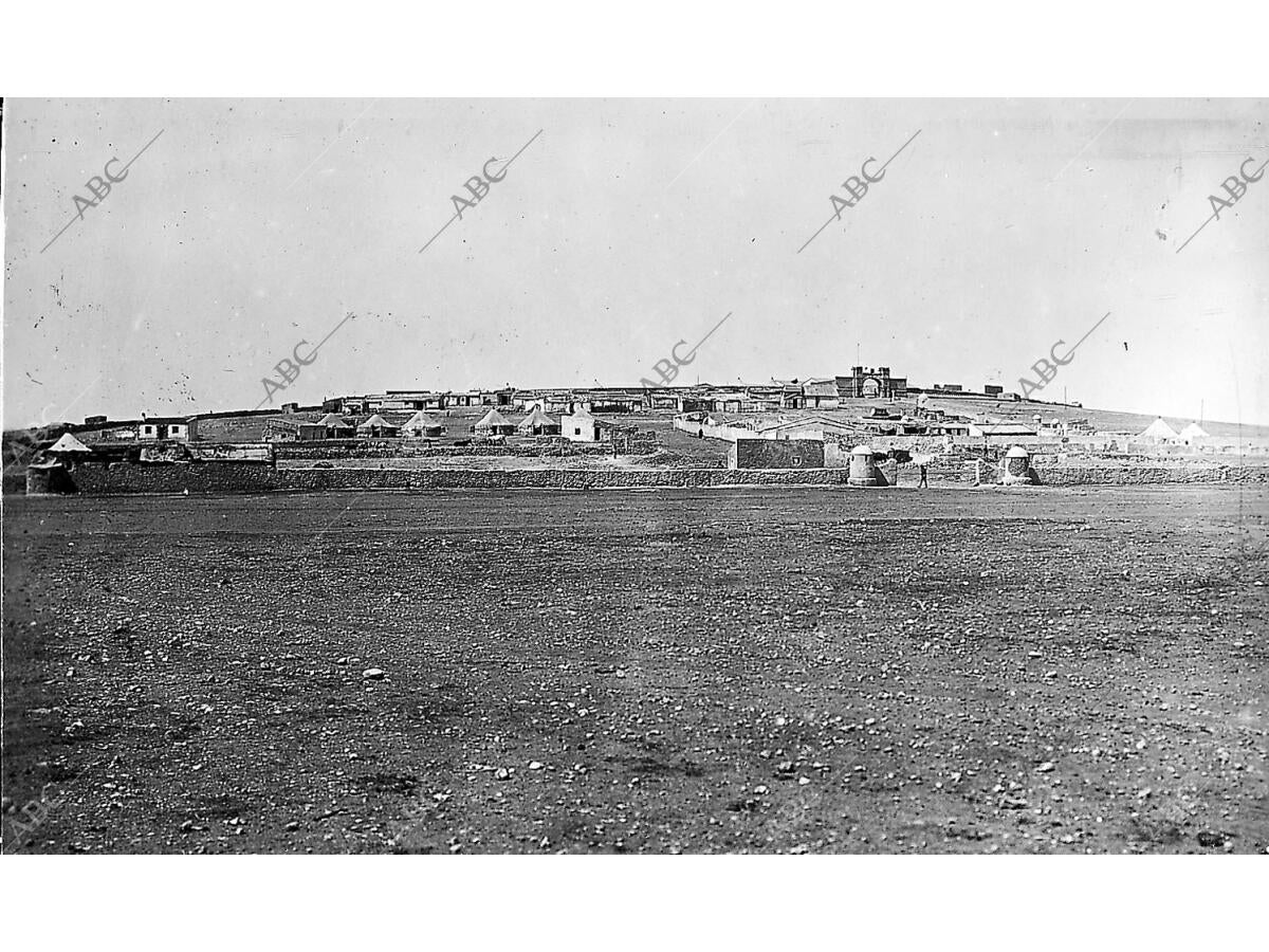 La Evacuacion de monte Arruit vista general de la Posicion donde