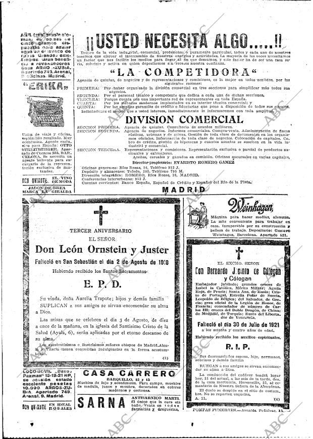 ABC MADRID 31-07-1921 página 28